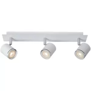 Image of Lucide RILOU - Ceiling Spotlight Bar - LED Dim. - GU10 - 3x5W 3000K - White
