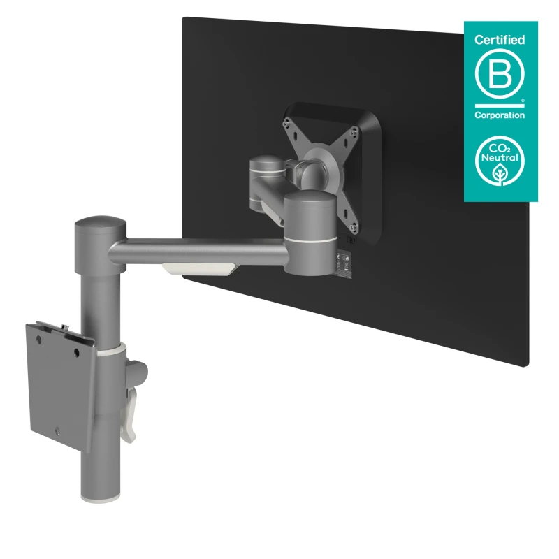 Image of Dataflex Viewmate monitor arm - wall 052