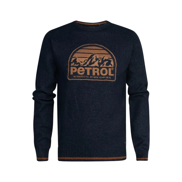 Image of Embroidered Logo Jumper with Crew Neck