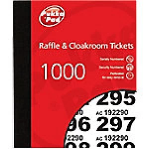Image of Pukka Pad Raffle Ticket Book 1-1000 Pack of 6