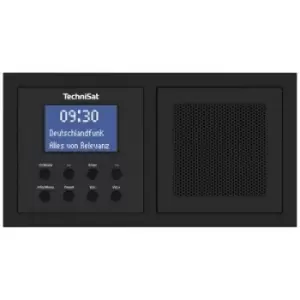 Image of TechniSat DIGITRADIO UP 1 Flush-mount radio DAB+, FM Bluetooth Alarm clock, Incl. speaker box Black