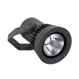 Image of Hubble Cob Outdoor LED Spotlight Urban Grey 6225lm 4000K IP65