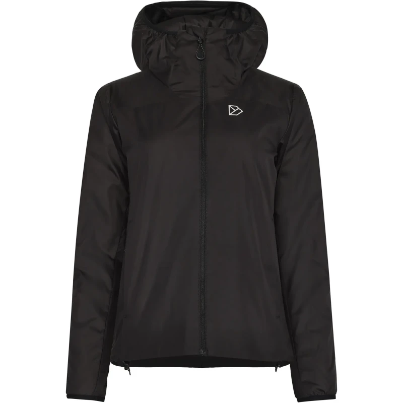 Image of Womens hooded jacket Didriksons Karix 2 Noir Female 42