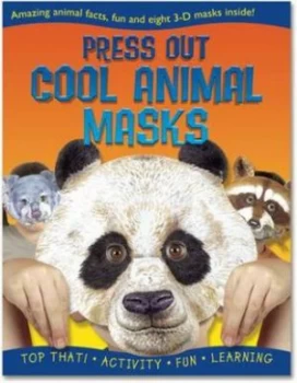 Image of Press Out Cool Animal Masks by Nat Lambert Book
