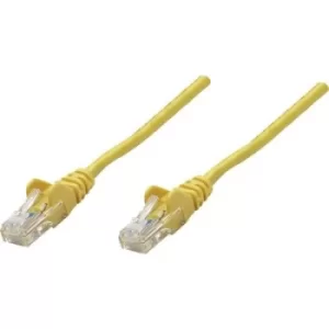 Image of Intellinet 319744 RJ45 Network cable, patch cable CAT 5e U/UTP 2m Yellow