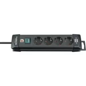 Image of Brennenstuhl 1951140100 Power strip (+ switch) 4x Black PG connector