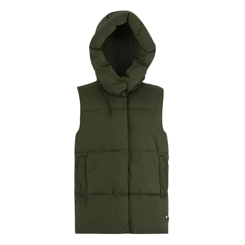 Image of Womens sleeveless hooded down jacket Regatta Kelse Vert Female 48