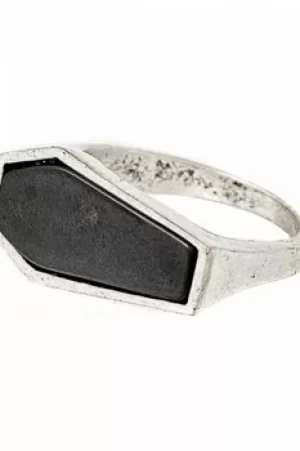 Image of Icon Brand Jewellery Tombstone Ring JEWEL P1060-R-SIL-LGE