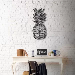 Image of Pineapple XL Black Decorative Metal Wall Accessory