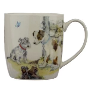 Image of Jan Pashley Dogs Porcelain Mug