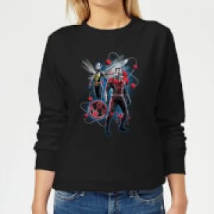 Image of Ant-Man And The Wasp Particle Pose Womens Sweatshirt - Black