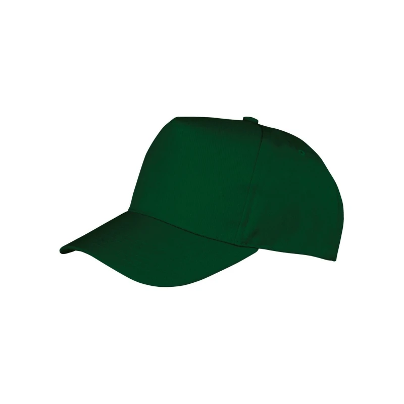 Image of Result Plain Navy Cap in Bottle Green Bottle Green Unisex One Size