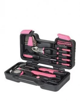Image of Streetwize Accessories 39 Piece Pink Tool Kit