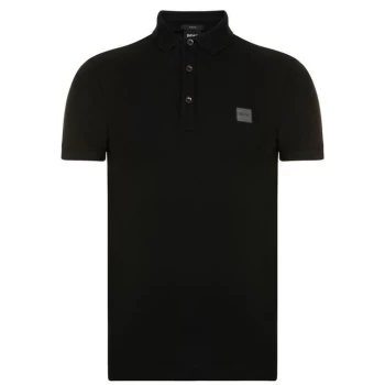 Image of Boss Passenger Logo Polo Shirt - Black