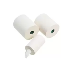 Image of Solent Cleaning C2W159FCR White Centrefeed 2PLY Wipes 19CMX150M (Pk-6)