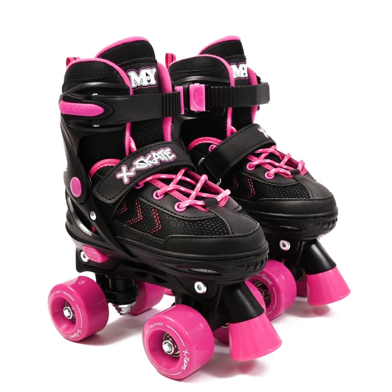 Image of Planet Direct M.Y X-Skate Adjustable Quad Roller Skates Pink male Medium