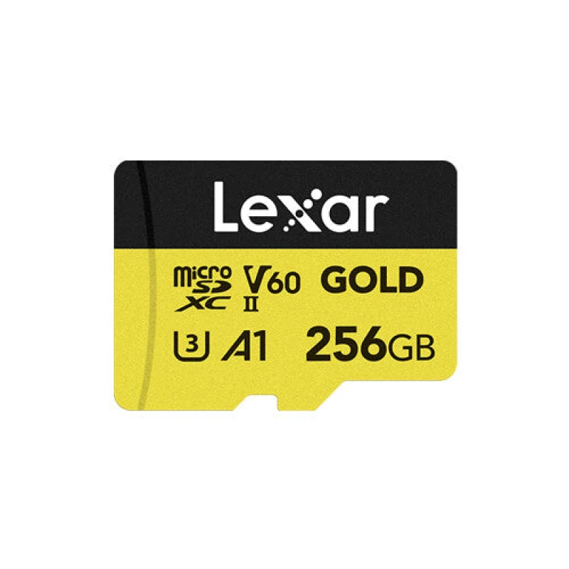 Image of Lexar Professional GOLD 256GB MicroSDXC UHS-II LMSGOLD256G-BNNNG