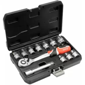 Image of 12 Piece Ratcheting Socket Spanner Set YT-38671 - Yato