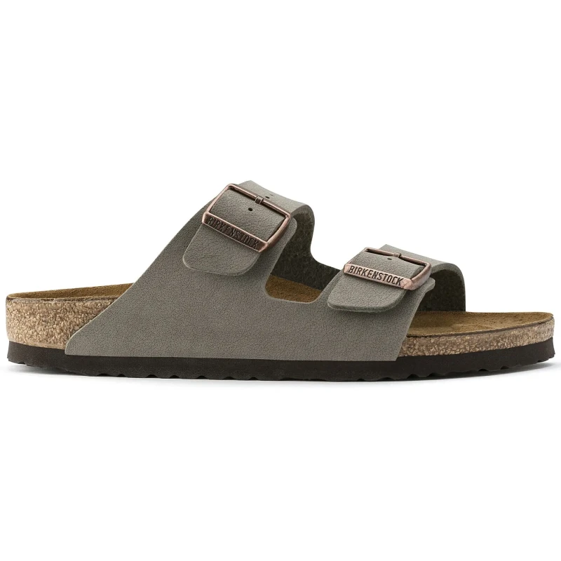 Image of Birkenstock Sandals Birkenstock Arizona Birko-Flor Birkibuc Gris Unisex 39