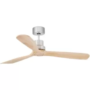 Image of Faro Lantau Large Matt Nickel, Pine Ceiling Fan DC Smart, 6 Speed