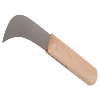 Image of Faithfull Lino Knife 75mm (3in) - Beech Handle
