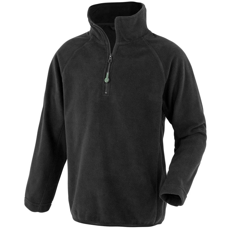 Image of Result Microfleece Top in Black Size: XS Black Unisex XS