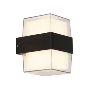 Image of Searchlight 2Lt LED Outdoor Up & Down Light Wall Bracket