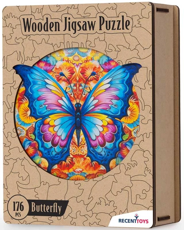 Image of Recent Toys Butterfly Wooden Jigsaw Puzzle