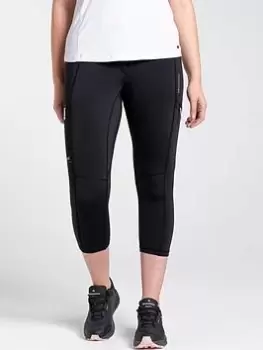 Image of Craghoppers Dynamic Cropped Trousers - Black, Size 16, Women