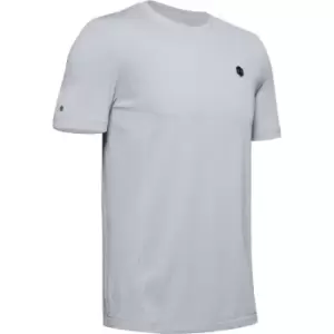 Image of Under Armour Armour Rush Seamless Fitted T Shirt Mens - Grey