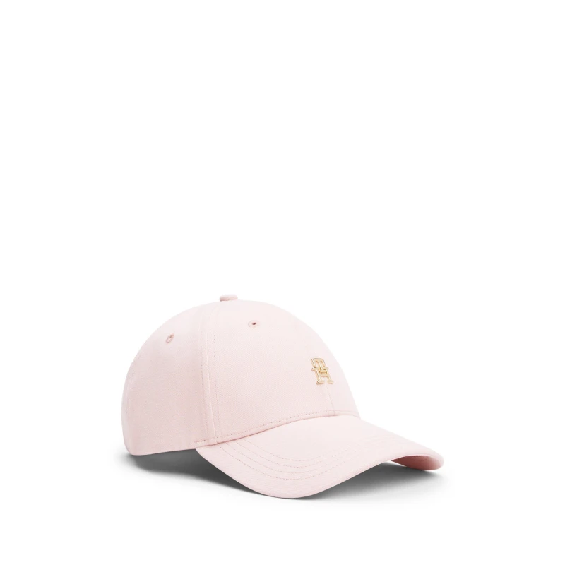 Image of Tommy Hilfiger Womens Structured 6-Panel Adjustable Baseball Cap Foggy Pink female One Size