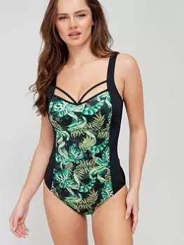 Image of DORINA Kano Swimsuit, Green, Size 14, Women