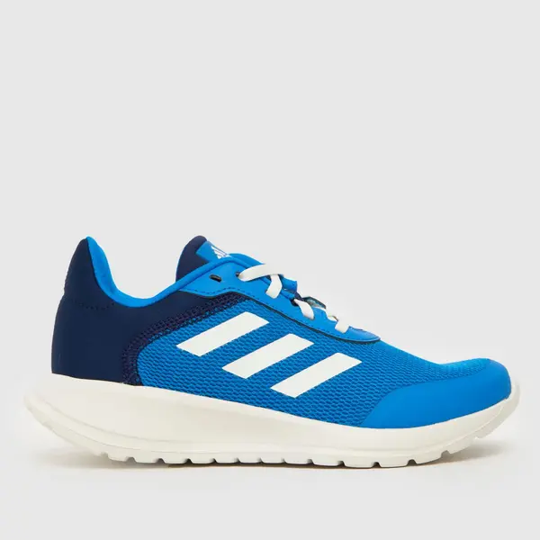 Image of adidas blue tensaur run 2.0 Boys Youth trainers