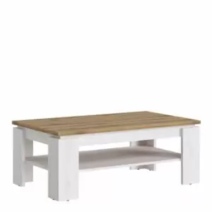 Image of Celesto Coffee Table In White And Oak