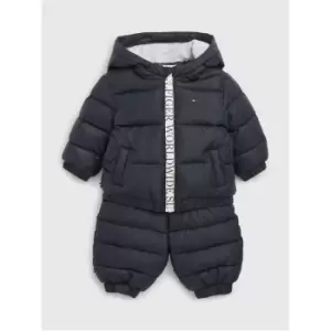 Image of Tommy Hilfiger Baby 2 Piece Skii Suit - Blue