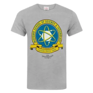 Image of Spider-Man Mens Homecoming Midtown School T-Shirt (2XL) (Grey)