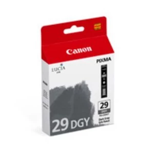 Image of Canon PGI29 Dark Grey Ink Cartridge