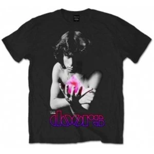 Image of The Doors Psychadelic Jim Mens Black T Shirt: Medium