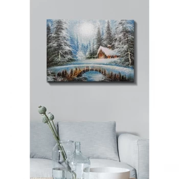 Image of Kanvas Tablo (70 x 100) - 162 Multicolor Decorative Canvas Painting