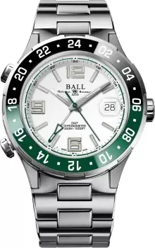 Image of Ball Watch Company Roadmaster Pilot GMT Pilot GMT Limited Edition - White