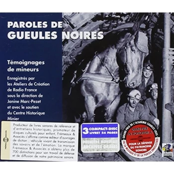 Image of Paroles De Gueules Noires - Temoignages De Mineurs CD