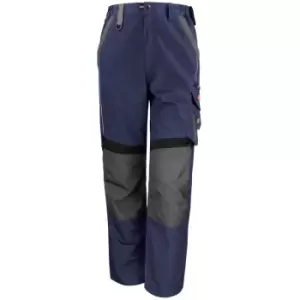 Image of Result Mens Technical Work Trousers (Reg 32" Leg) (42) (Navy/Black) - Navy/Black
