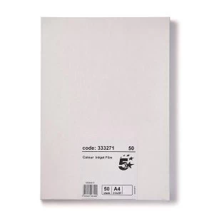 Image of 5 Star Office OHP A4 Inkjet Film 125 micron Pack 50