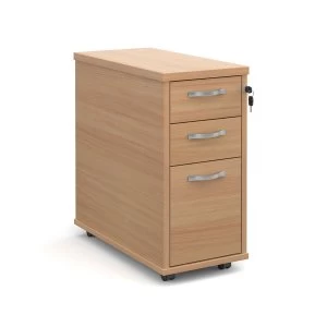 Image of Dams Maestro Three-Drawer Mobile Desk Pedestal 300mm - Beech