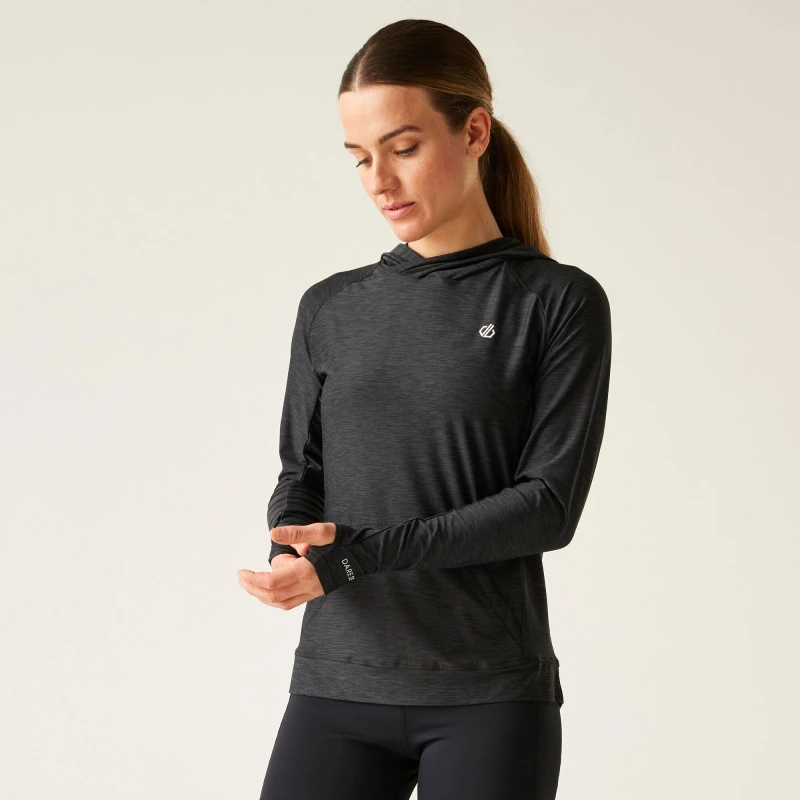 Image of Womens hooded sweatshirt Dare 2B Sprint City Noir Female 34