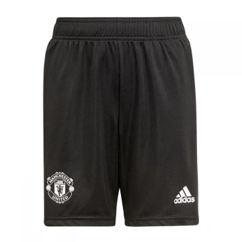 Image of adidas Manchester United Training Shorts 2021 2022 Junior - Black