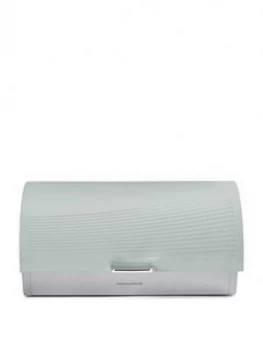 Image of Morphy Richards Dune Roll Top Bread Bin- Sage Green
