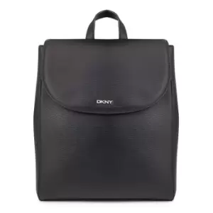 Image of DKNY Sutton Flap Backpack - Black
