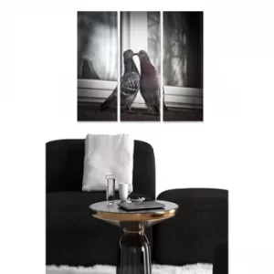 Image of MDF3894724 Multicolor Decorative MDF Painting (3 Pieces)