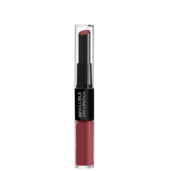 Image of LOreal Paris Infallible Longwear 2 Step Lipstick 6ml (Various Shades) - 805 Rose Sanguine